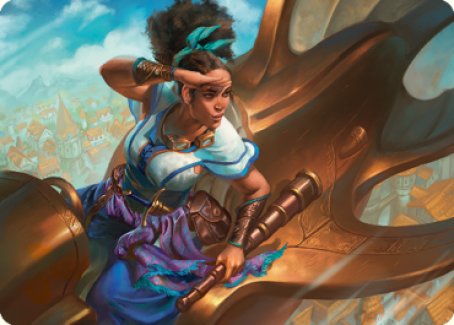 Talas Lookout Art Card [Dominaria United Art Series] | Pegasus Games WI