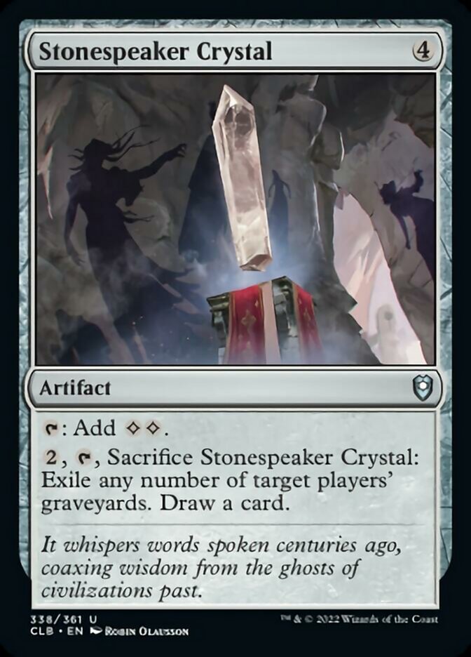 Stonespeaker Crystal [Commander Legends: Battle for Baldur's Gate] | Pegasus Games WI