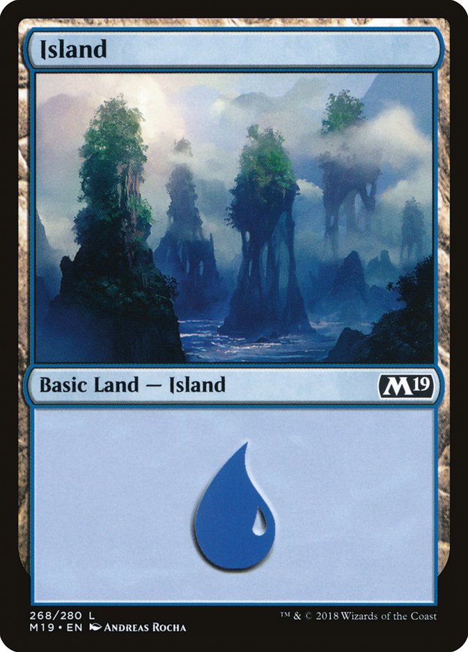 Island (268) [Core Set 2019] | Pegasus Games WI