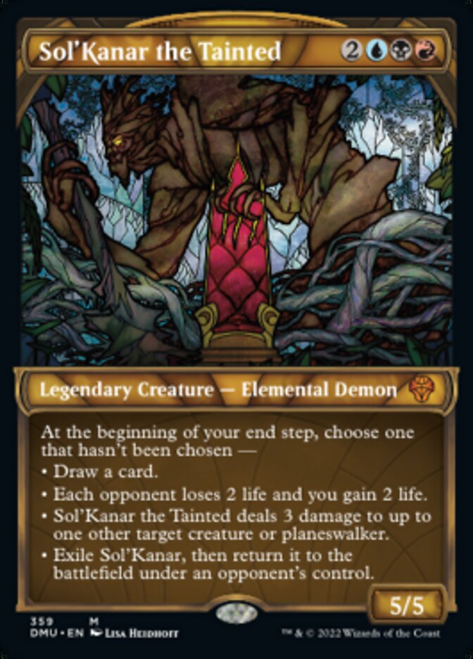 Sol'Kanar the Tainted (Showcase Textured) [Dominaria United] | Pegasus Games WI