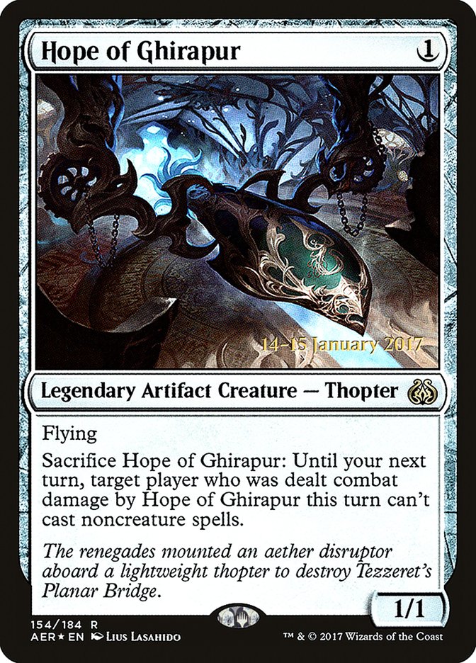 Hope of Ghirapur [Aether Revolt Prerelease Promos] | Pegasus Games WI