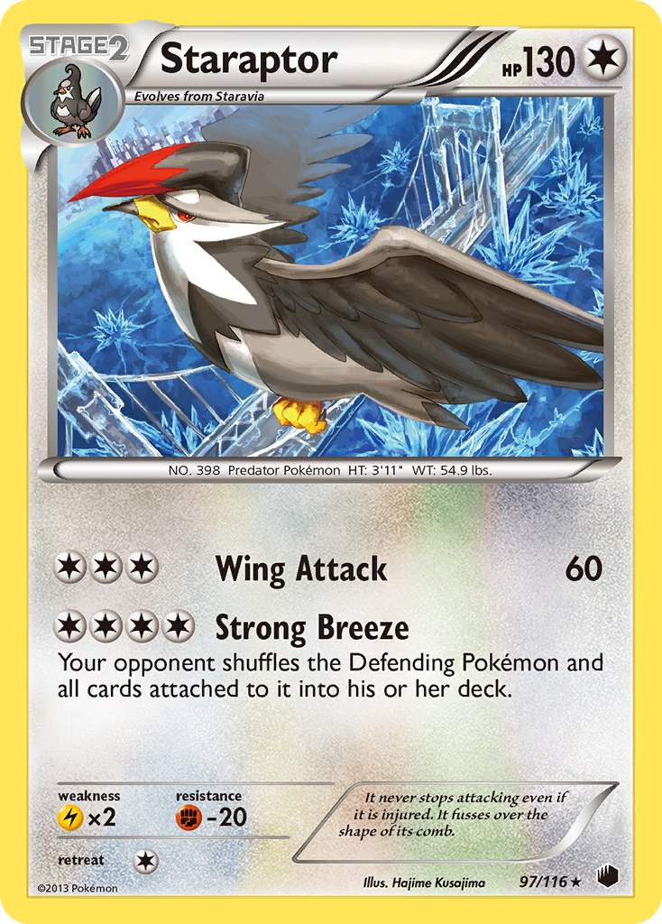 Staraptor (97/116) [Black & White: Plasma Freeze] | Pegasus Games WI