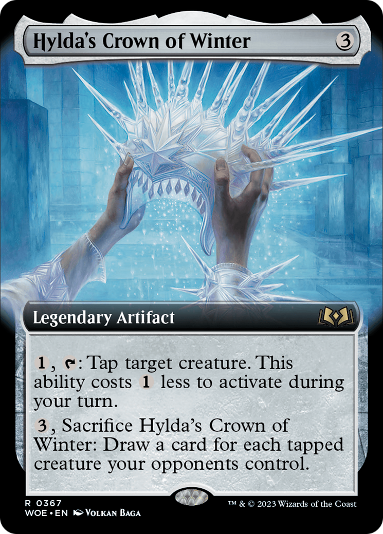 Hylda's Crown of Winter (Extended Art) [Wilds of Eldraine] | Pegasus Games WI