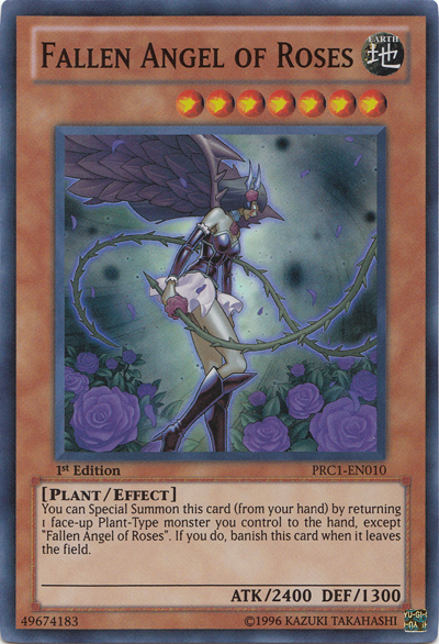 Fallen Angel of Roses [PRC1-EN010] Super Rare | Pegasus Games WI