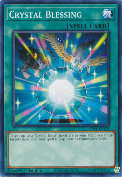 Crystal Blessing [LDS1-EN105] Common | Pegasus Games WI