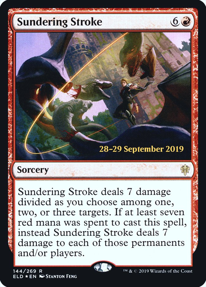 Sundering Stroke [Throne of Eldraine Prerelease Promos] | Pegasus Games WI