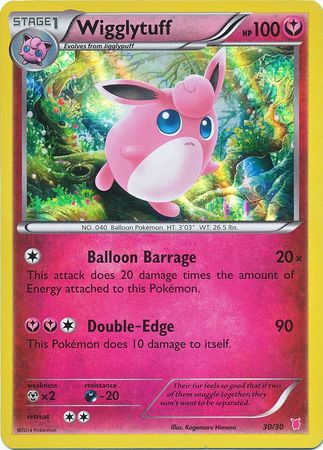 Wigglytuff (30/30) [XY: Trainer Kit 1 - Wigglytuff] | Pegasus Games WI