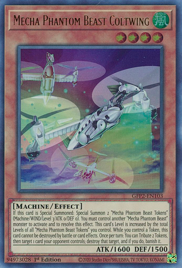 Mecha Phantom Beast Coltwing [GFP2-EN103] Ultra Rare | Pegasus Games WI