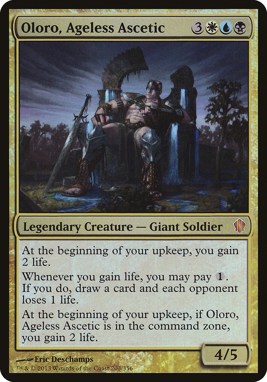 Oloro, Ageless Ascetic (Oversized) [Commander 2013 Oversized] | Pegasus Games WI