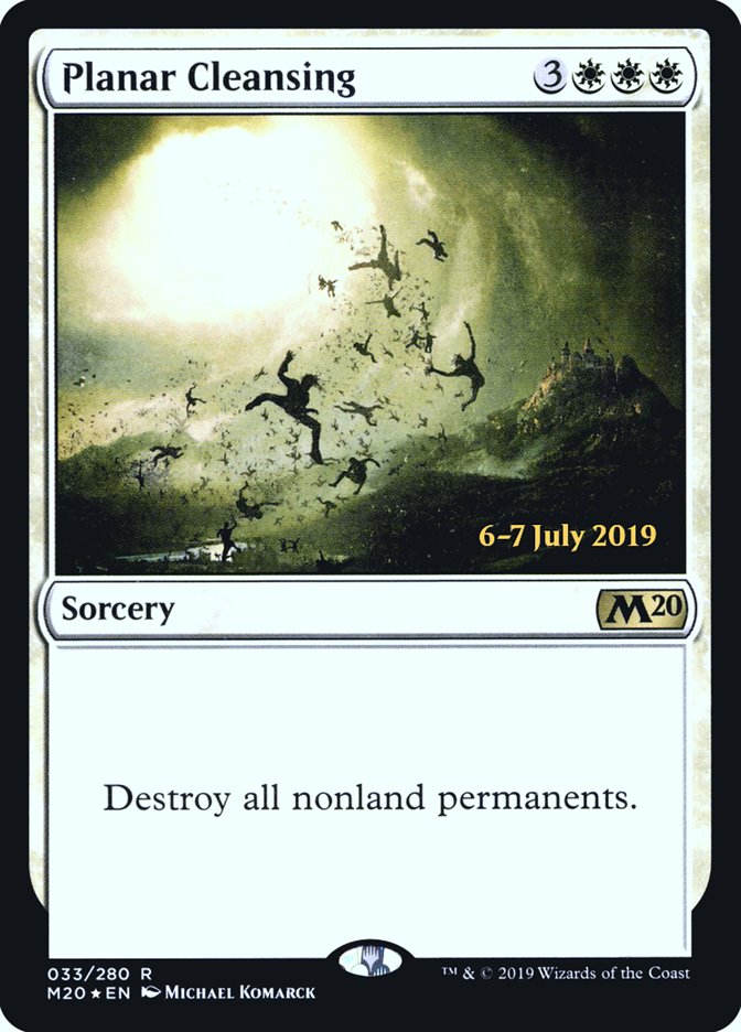 Planar Cleansing [Core Set 2020 Prerelease Promos] | Pegasus Games WI