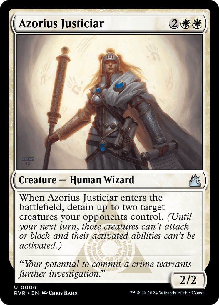 Azorius Justiciar [Ravnica Remastered] | Pegasus Games WI