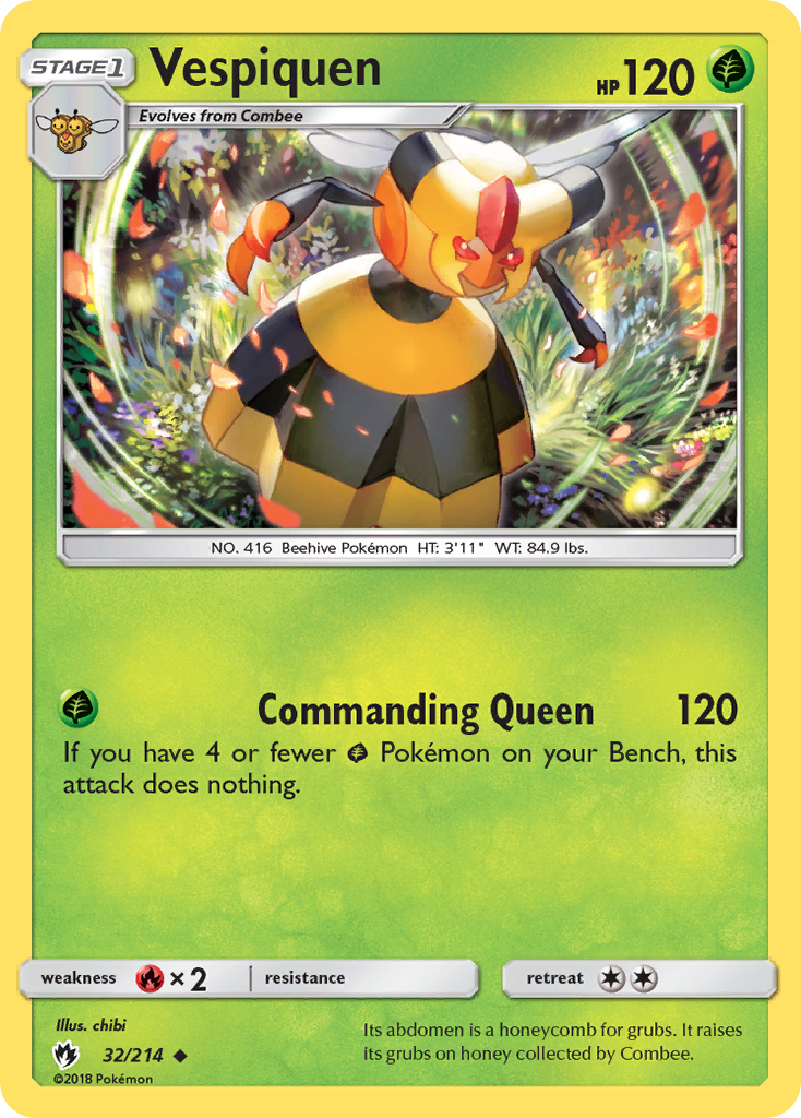 Vespiquen (32/214) [Sun & Moon: Lost Thunder] | Pegasus Games WI