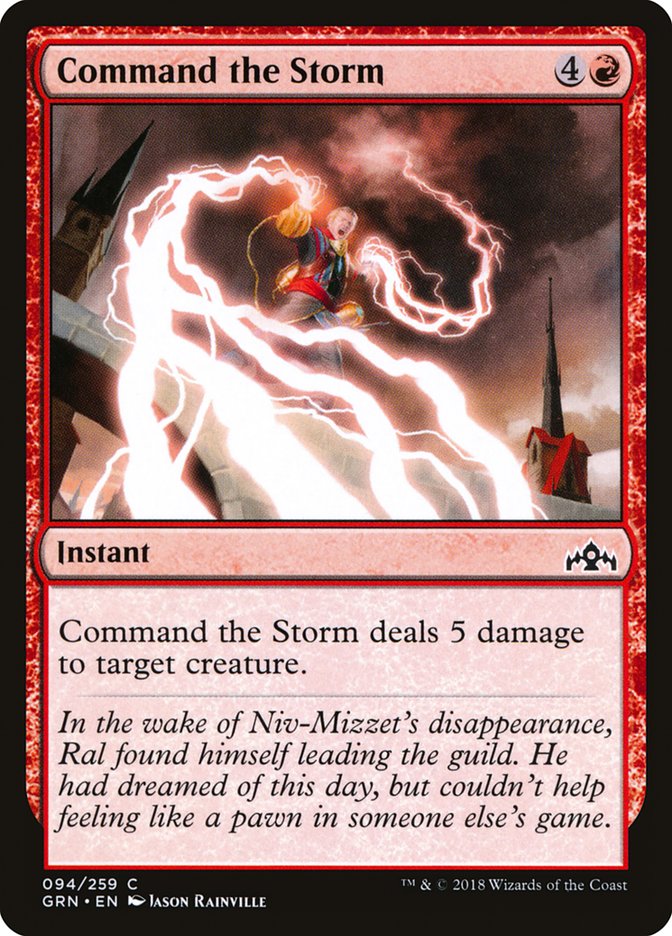 Command the Storm [Guilds of Ravnica] | Pegasus Games WI