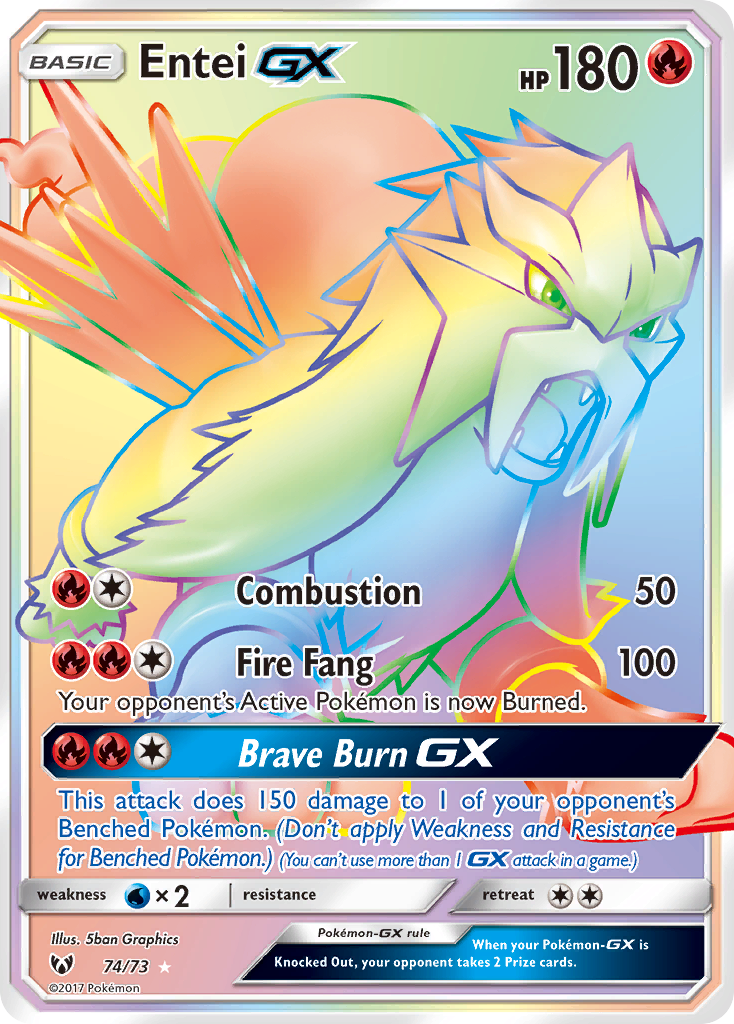 Entei GX (74/73) [Sun & Moon: Shining Legends] | Pegasus Games WI