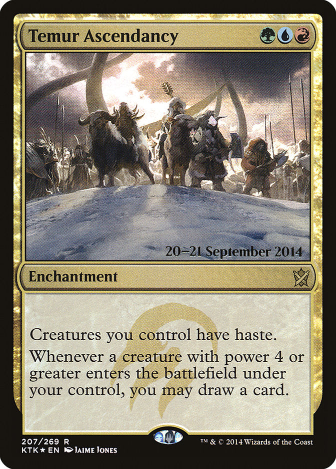 Temur Ascendancy [Khans of Tarkir Prerelease Promos] | Pegasus Games WI