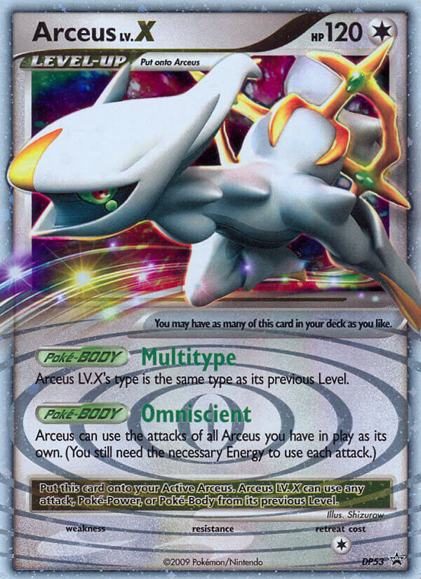 Arceus Lv.X (DP53) [Diamond & Pearl: Black Star Promos] | Pegasus Games WI