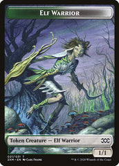 Copy // Elf Warrior Double-Sided Token [Double Masters Tokens] | Pegasus Games WI