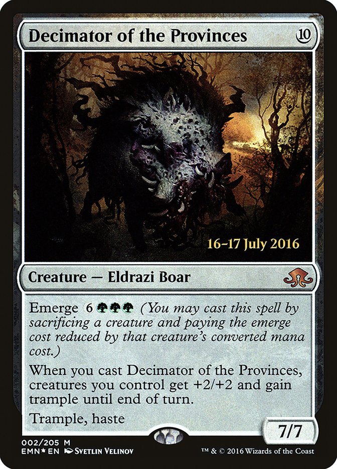 Decimator of the Provinces [Eldritch Moon Prerelease Promos] | Pegasus Games WI