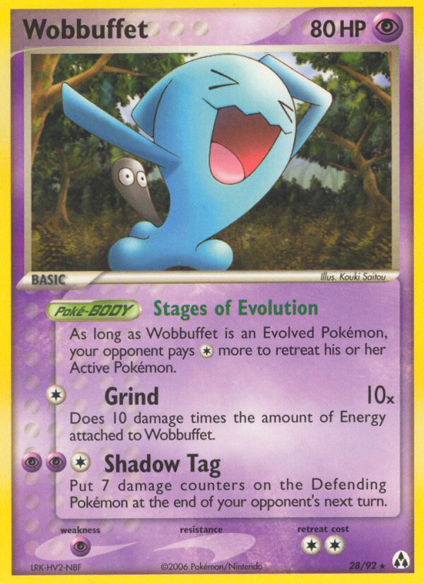 Wobbuffet (28/92) [EX: Legend Maker] | Pegasus Games WI