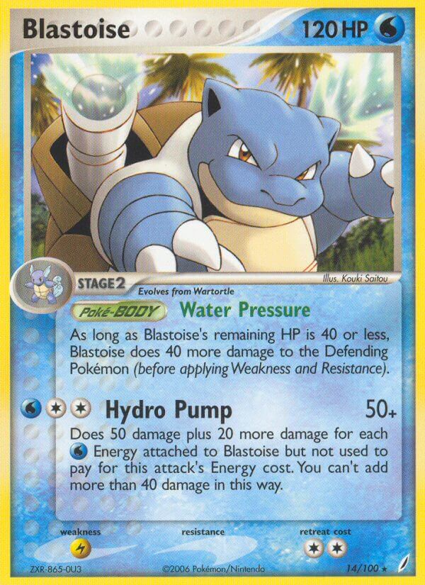 Blastoise (14/100) (Theme Deck Exclusive) [EX: Crystal Guardians] | Pegasus Games WI