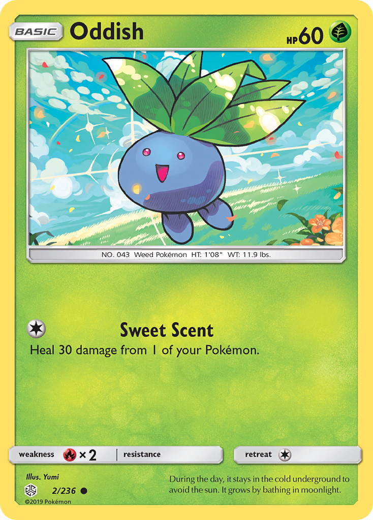 Oddish (2/236) [Sun & Moon: Cosmic Eclipse] | Pegasus Games WI