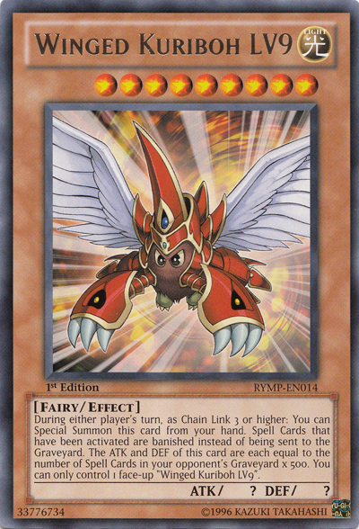 Winged Kuriboh LV9 [RYMP-EN014] Rare | Pegasus Games WI