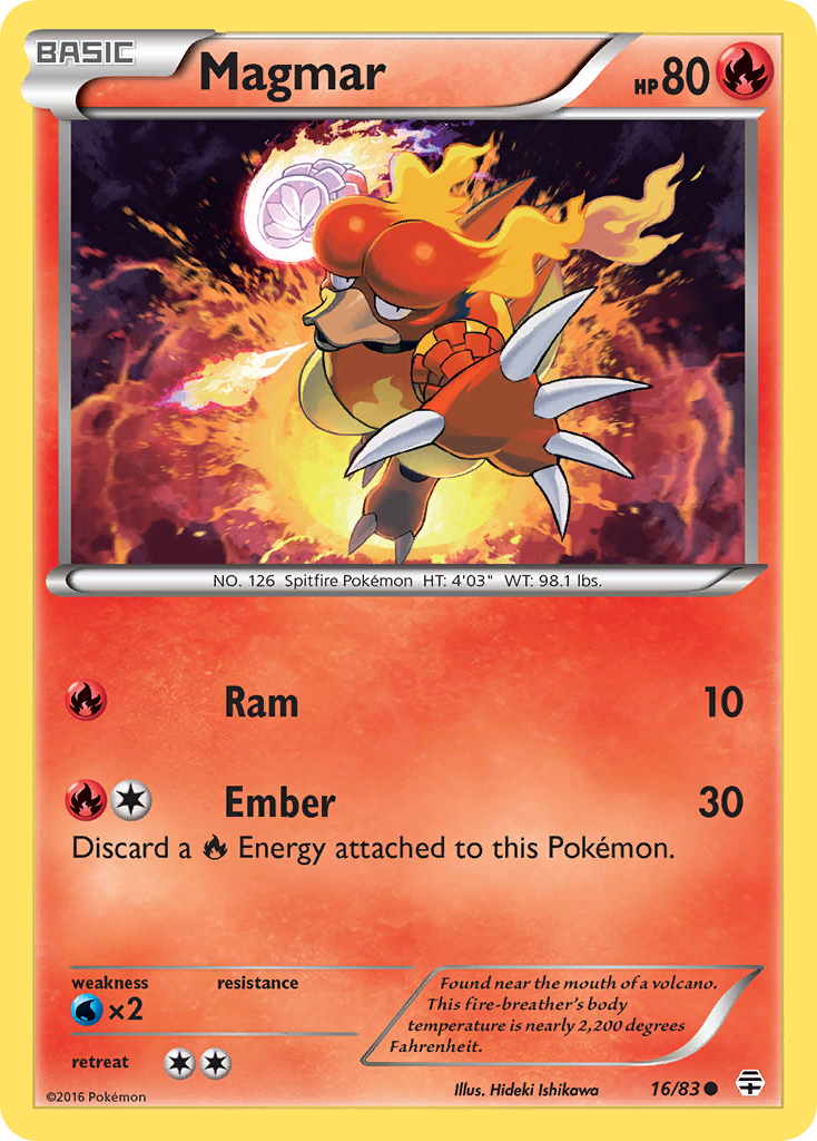 Magmar (16/83) [XY: Generations] | Pegasus Games WI