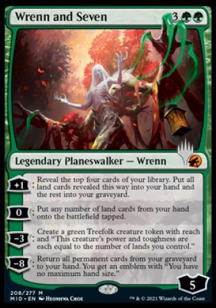 Wrenn and Seven (Promo Pack) [Innistrad: Midnight Hunt Promos] | Pegasus Games WI