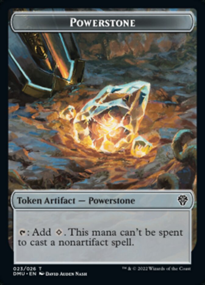 Powerstone Token [Dominaria United Tokens] | Pegasus Games WI