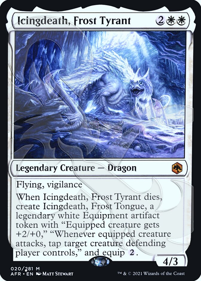 Icingdeath, Frost Tyrant (Ampersand Promo) [Dungeons & Dragons: Adventures in the Forgotten Realms Promos] | Pegasus Games WI