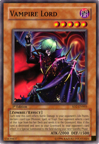 Vampire Lord [SD2-EN003] Common | Pegasus Games WI