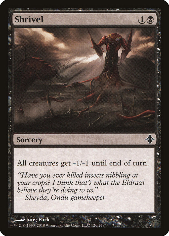 Shrivel [Rise of the Eldrazi] | Pegasus Games WI