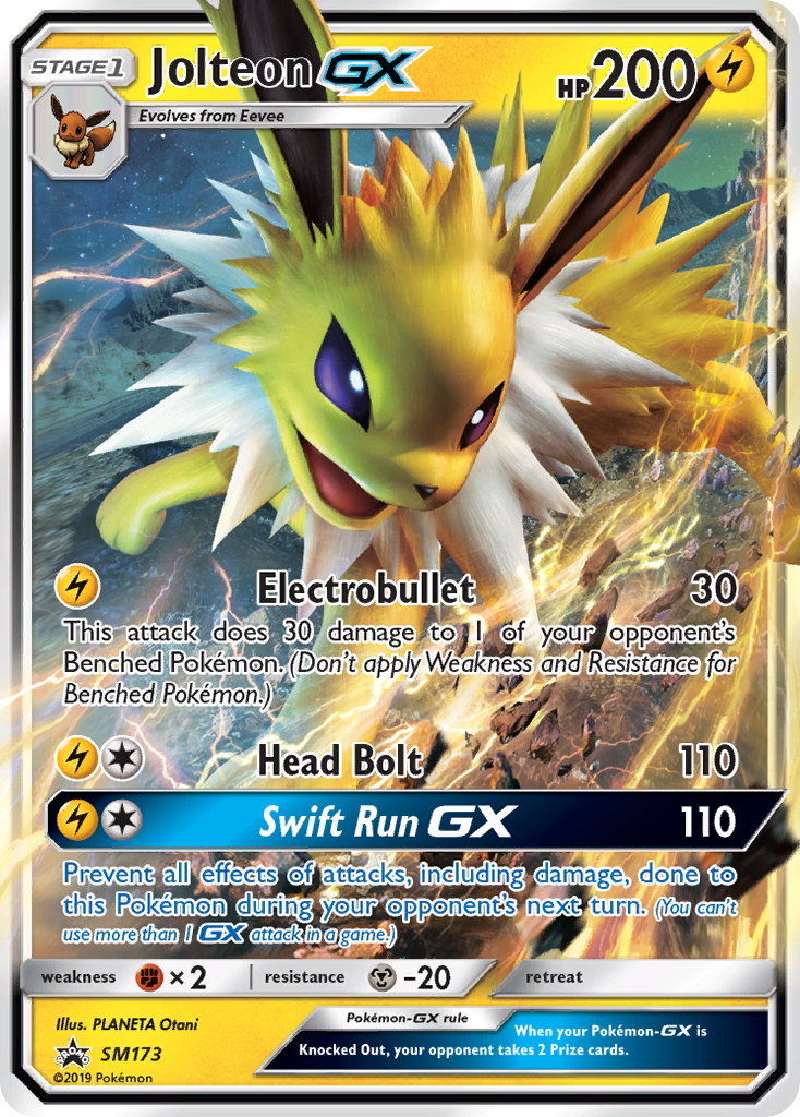 Jolteon GX (SM173) [Sun & Moon: Black Star Promos] | Pegasus Games WI