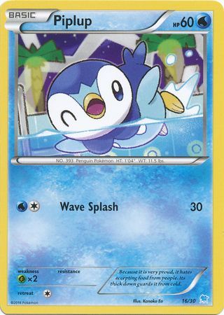 Piplup (16/30) [XY: Trainer Kit 3 - Suicune] | Pegasus Games WI