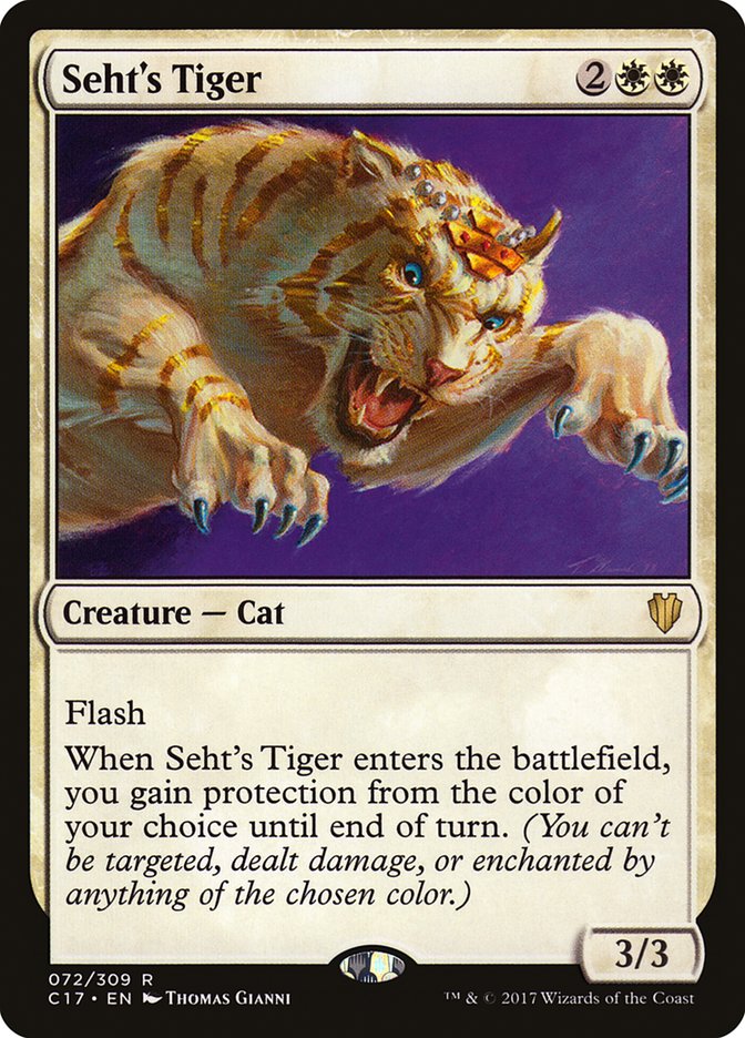 Seht's Tiger [Commander 2017] | Pegasus Games WI
