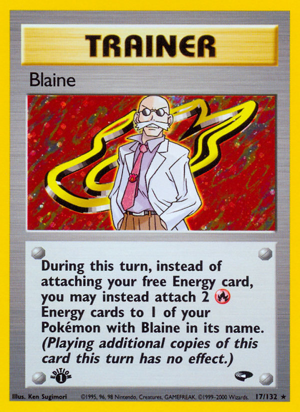 Blaine (17/132) [Gym Challenge 1st Edition] | Pegasus Games WI