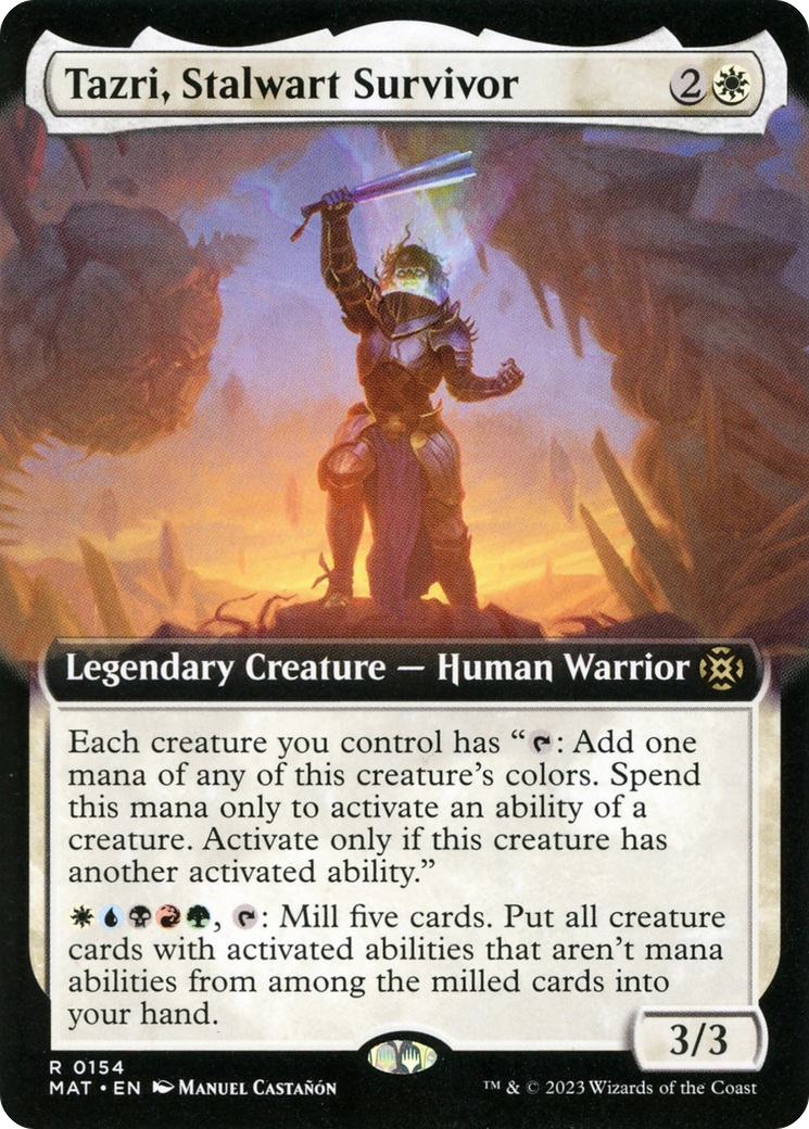 Tazri, Stalwart Survivor (Extended Art) [March of the Machine: The Aftermath] | Pegasus Games WI