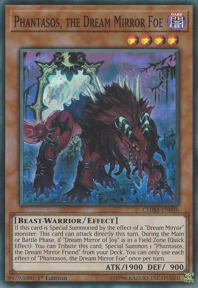Phantasos, the Dream Mirror Foe [CHIM-EN086] Super Rare | Pegasus Games WI
