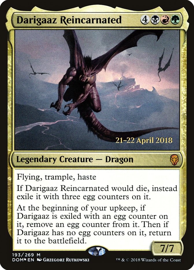 Darigaaz Reincarnated [Dominaria Prerelease Promos] | Pegasus Games WI