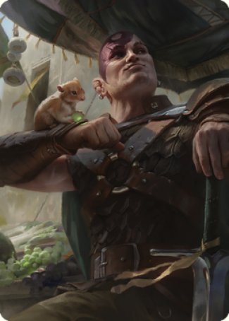 Minsc & Boo, Timeless Heroes Art Card (38) [Commander Legends: Battle for Baldur's Gate Art Series] | Pegasus Games WI