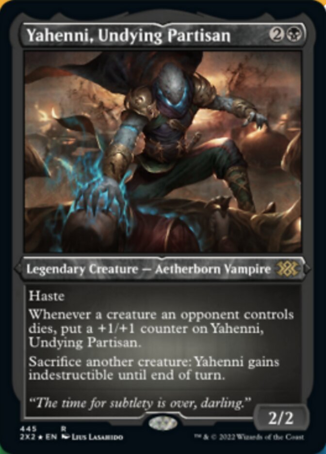 Yahenni, Undying Partisan (Foil Etched) [Double Masters 2022] | Pegasus Games WI