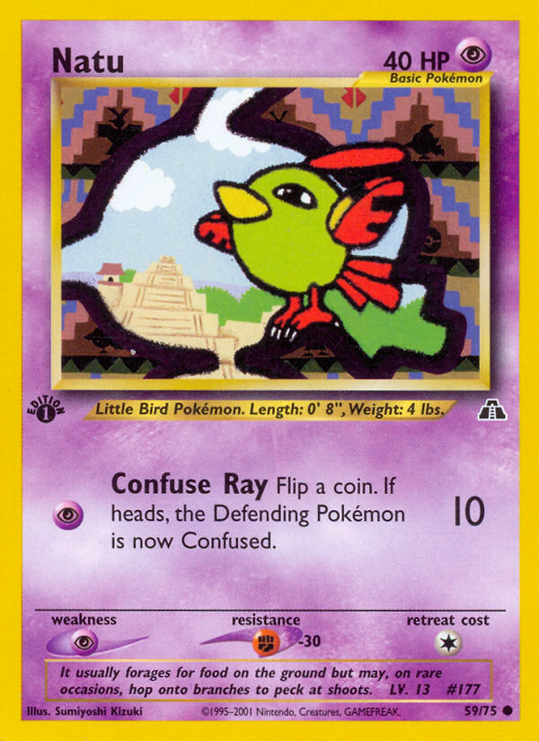 Natu (59/75) [Neo Discovery 1st Edition] | Pegasus Games WI