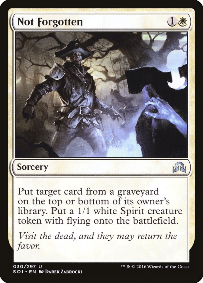 Not Forgotten [Shadows over Innistrad] | Pegasus Games WI