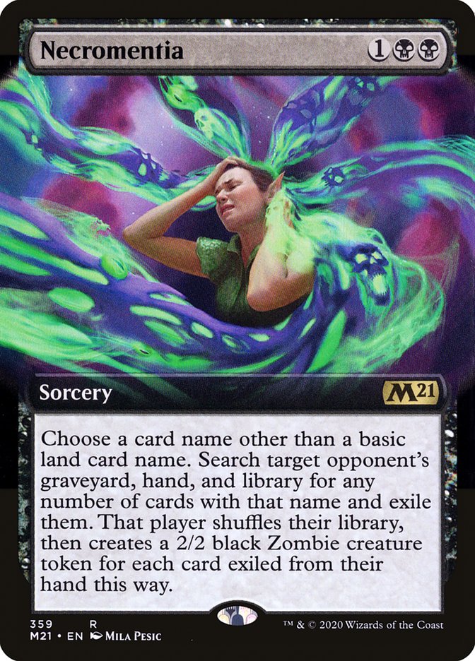 Necromentia (Extended Art) [Core Set 2021] | Pegasus Games WI