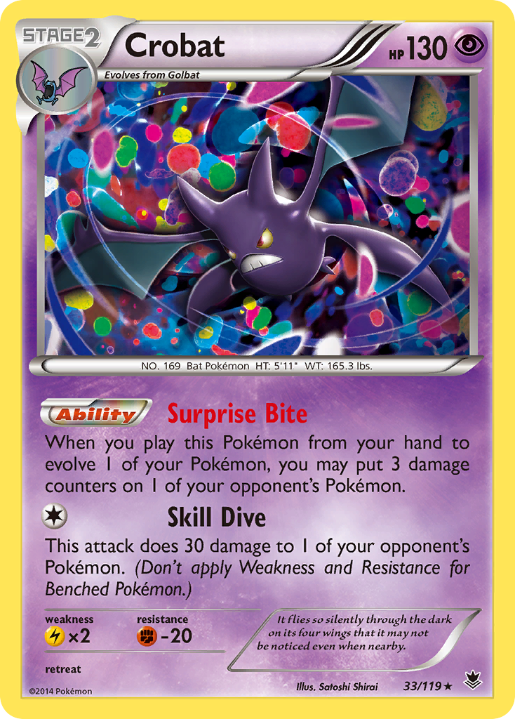 Crobat (33/119) [XY: Phantom Forces] | Pegasus Games WI