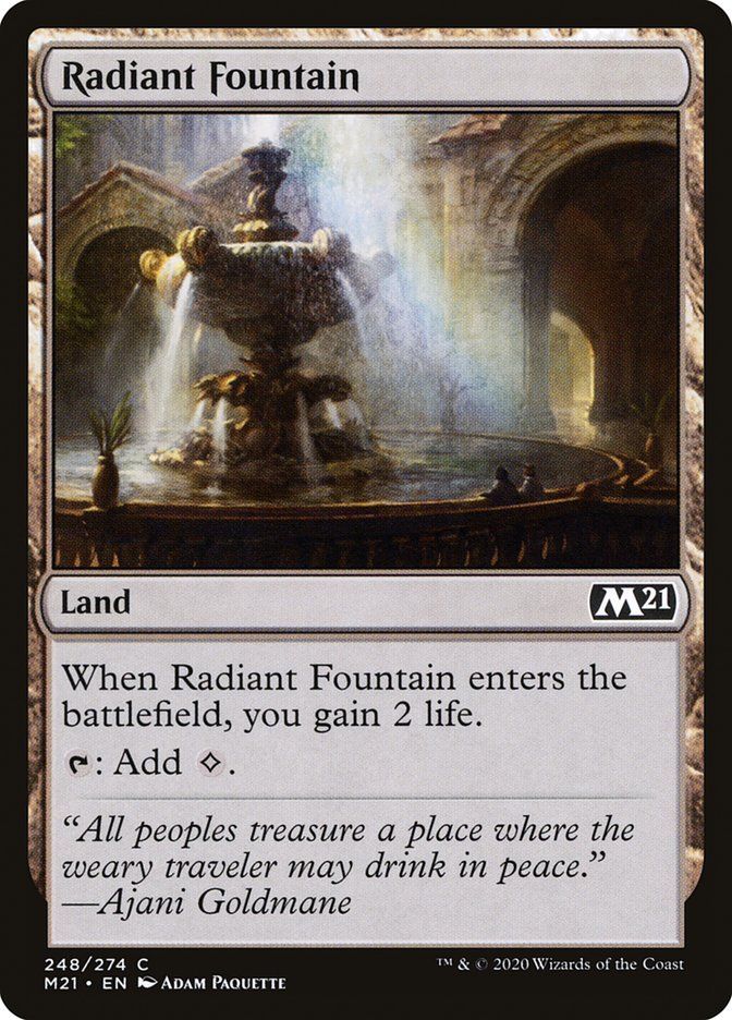 Radiant Fountain [Core Set 2021] | Pegasus Games WI
