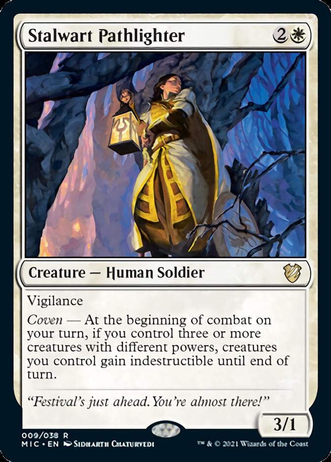 Stalwart Pathlighter [Innistrad: Midnight Hunt Commander] | Pegasus Games WI