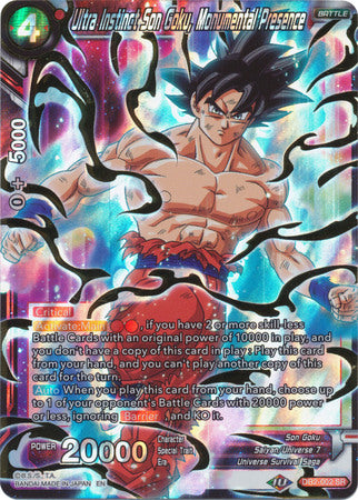 Ultra Instinct Son Goku, Monumental Presence [DB2-002] | Pegasus Games WI