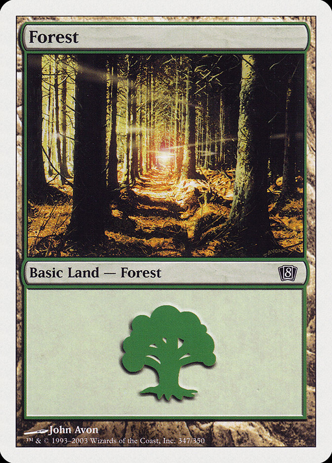 Forest (347) [Eighth Edition] | Pegasus Games WI