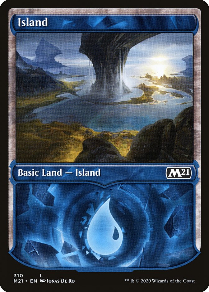 Island (310) (Showcase) [Core Set 2021] | Pegasus Games WI